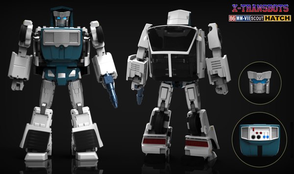 X Transbots MM VI Boost And MM VII Hatch Not MP Windcharger And Tailgate Figure Images  (1 of 5)